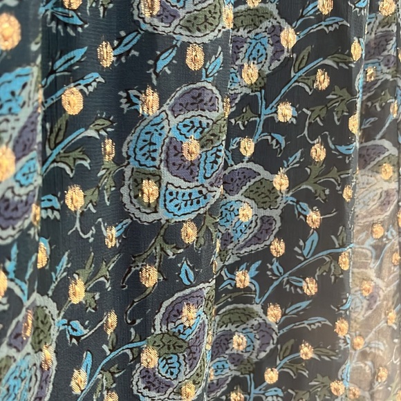 SEA New York Floral Georgette High Neck Maxi Dress, Size 2 - Picture 7 of 16